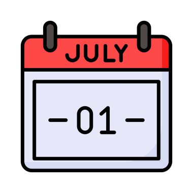 Takvimin bu akılda kalıcı vektörünü, zamanlama simgesini tut