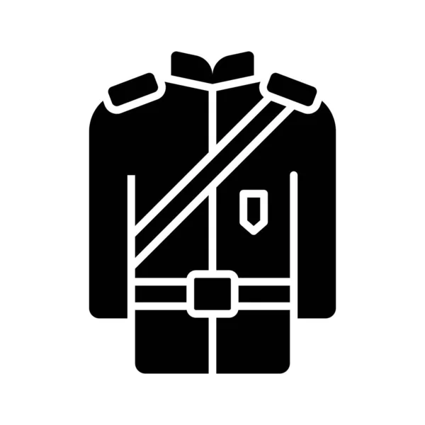 Tag Denna Vackert Designade Ikon Polis Uniform Modern Stil — Stock vektor