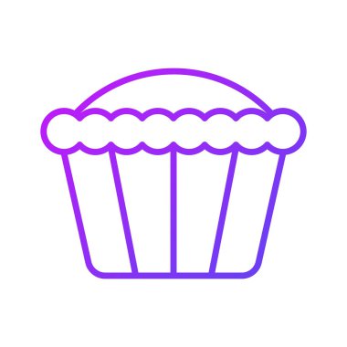 Tereyağlı tartın yaratıcı bir şekilde tasarlanmış vektörü, simge kullanmaya hazır