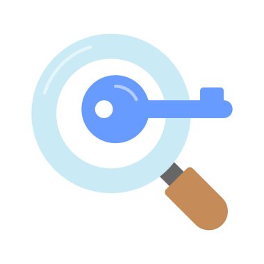 Modern stilde anahtar sözcük aramasının kavram vektörünü belirten büyüteçle anahtar