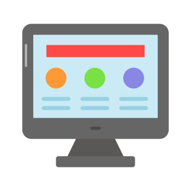 Web tasarımı vektör tasarımı modern biçim, premium simge