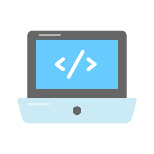 Editable Vector Web Coding Web Development Icon — Stock Vector
