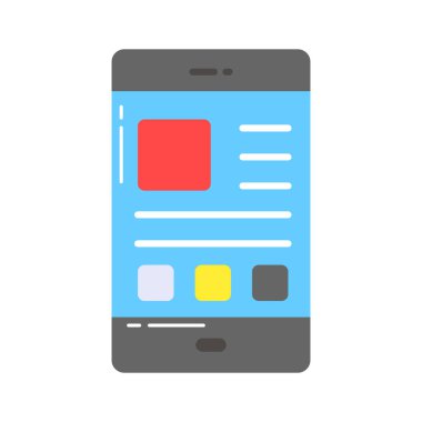 Modern düzenlenebilir biçim ve premium vektörde uygulamanın modadan düz simgesi