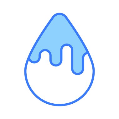 Sıvı çikolata damlası vektör tasarımı, tatlı kakao tatlı damlası, şekerleme tasarım elementi.