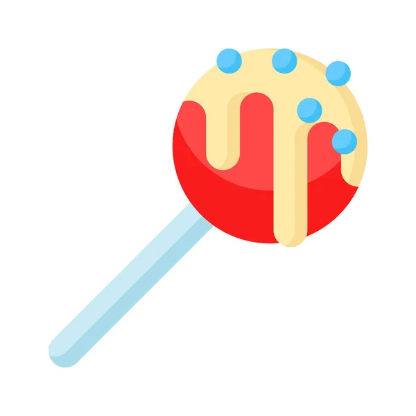Icon Lollipop Vector Confectionery Item Modern Design Style — Stock Vector