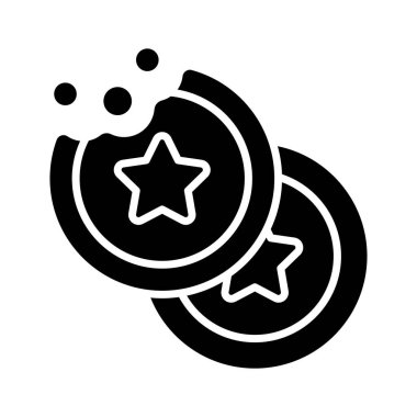 Modern tasarım tarzında lezzetli çikolatalı kurabiyeler, kullanımı ve indirmesi kolay.