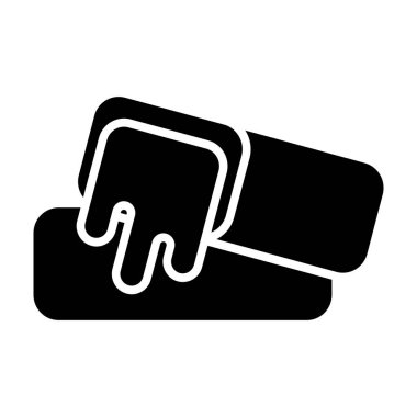 Karamelli çikolata, düzenlenebilir bir karamel çikolata ikonu.