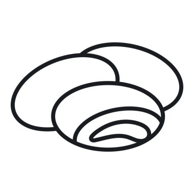 Ellerinizi bu güzel dizayn edilmiş pekmez kurabiye ikonuna koyun, düzenlenebilir vektör.