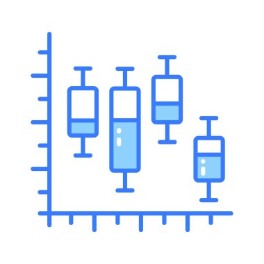 Moda stili ve premium vektör tasarımlı şamdan çizelgesinin dikkatlice hazırlanmış simgesi