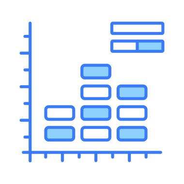 Ellerinizi histogram grafiğinin ve veri analizlerinin yaratıcı tasarım ikonuna koyun.