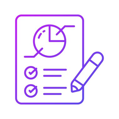 Panoda, pazar raporunun kavram simgesini gösteren kalem çizelgesi