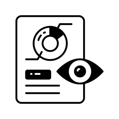 Beyaz arkaplanda izole edilmiş bu güzel tasarlanmış veri izleme vektörünü kontrol et