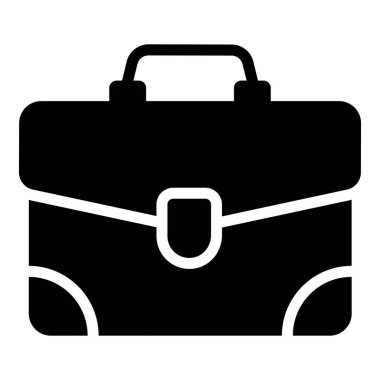 İş portföyü vektör tasarımı, düzenlenebilir tarzda inanılmaz bir iş çantası simgesi