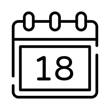 Takvimin bu güzel tasarlanmış vektörünü, planlayıcının premium simgesini kontrol et