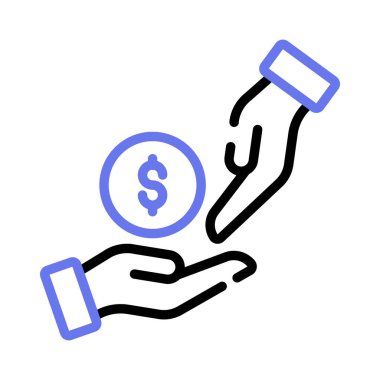 Para değişim vektörü, para birimi dönüştürücü simgesini belirten oklu para birimi