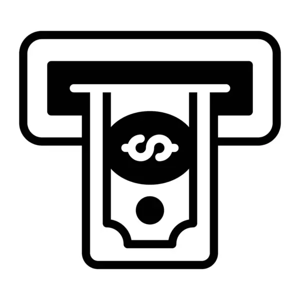 速递银行 自动取款机 自动取款机等的图标设计 — 图库矢量图片