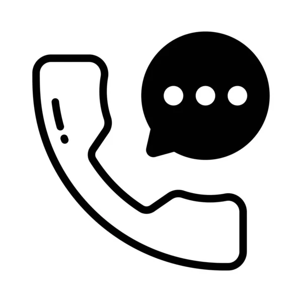 Дивовижна Ікона Ділового Дзвінка Модному Стилі Налаштований Вектор Фінансового Дзвінка — стоковий вектор