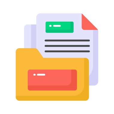 Kullanmaya hazır bu dikkatlice tasarlanmış iş belgesi konsept vektörünü tut