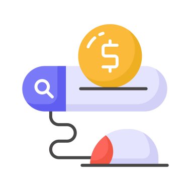 Tıklama başına ödeme, arama küreği ve doları olan fare, Ppc veya tıklama başına maliyet