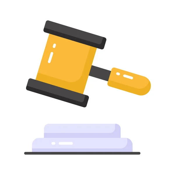 Icon Auction Law Modern Design Style Ready Use Vector — Stock Vector