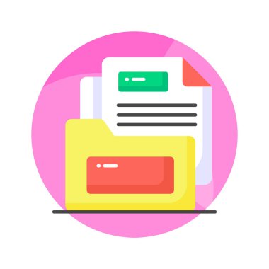 Kullanmaya hazır bu dikkatlice tasarlanmış iş belgesi konsept vektörünü tut