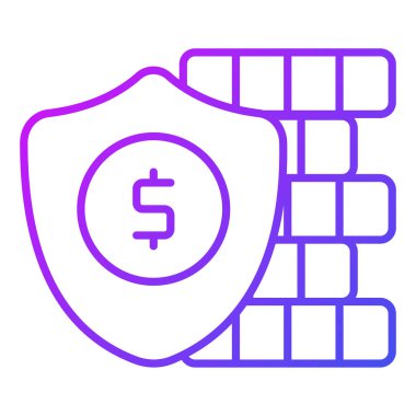 Finansal güvenliğin bu çekici vektörünü güvenli yatırım simgesini kullanmaya hazır hale getirin.