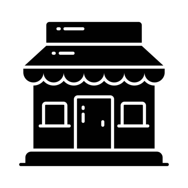 Όμορφα Σχεδιασμένο Vector Shop Κτίριο Εμπορικό Κτίριο Εικονίδιο Της Αγοράς — Διανυσματικό Αρχείο