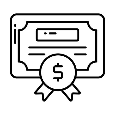 İşletme sertifikasının bu özenle tasarlanmış simgesine, işletme diploması vektörüne sahip olun.