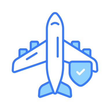 Kalkanlar uçuş, uçuş sigortası, seyahat sigortası, uçuş vektör tasarımının korunması