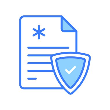 Koruma kalkanı, sağlık sigortası, tıbbi sigorta vektör tasarımı içeren tıbbi belge