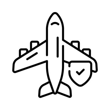 Kalkanlar uçuş, uçuş sigortası, seyahat sigortası, uçuş vektör tasarımının korunması