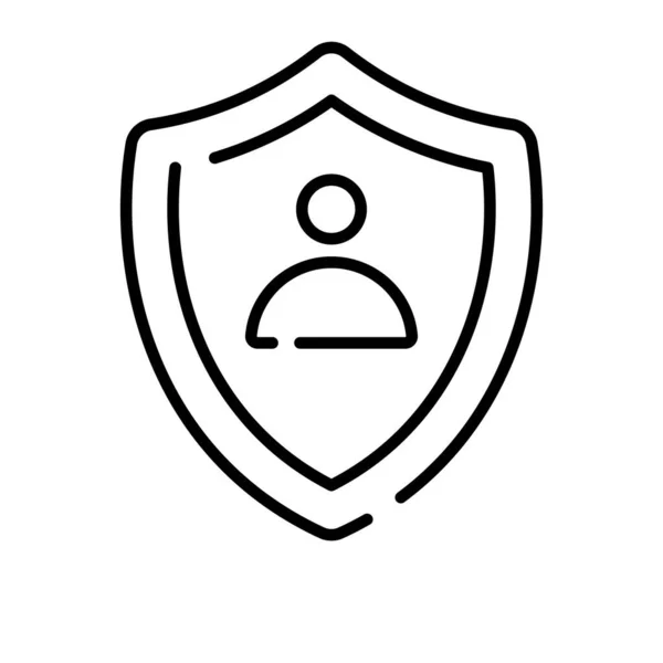 用户内盾 用户保护向量 个人安全图标设计 — 图库矢量图片