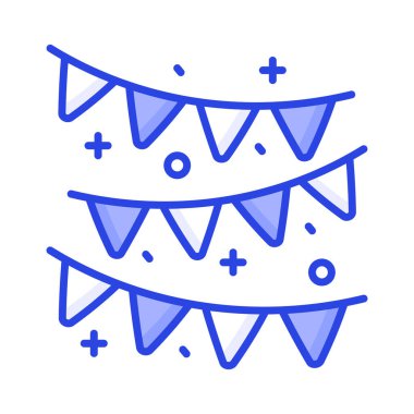 Parti dekorasyonu, çelenkler ve şenlikli dekorasyon için renkli kiraz kuşları