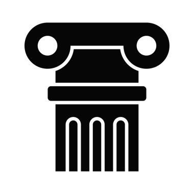 Roma ve Yunan antika sütununun bu premium simgesini indirin, vektör kullanmaya hazır