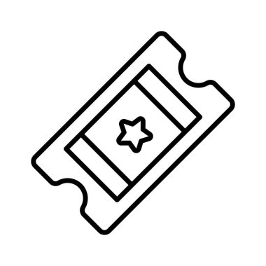 Biletlerin bu güzel tasarlanmış vektörünü modern tarzda işaretleyin