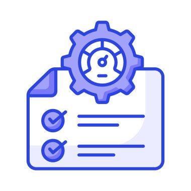 Moda tarzında, vektör kullanmaya hazır dosya yönetiminin eşsiz bir simgesi