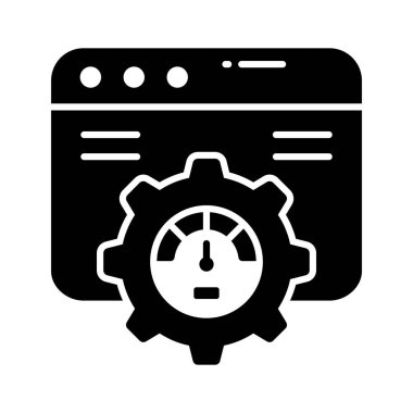 Web sayfası ile hız göstergesi, websitesi performansının inanılmaz simgesi