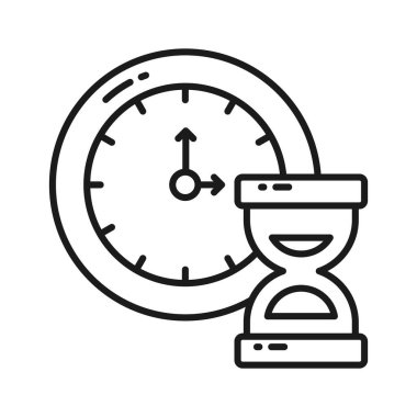 Saatli kum saati, zaman yönetiminin simgesini modayı izleyerek gösterir