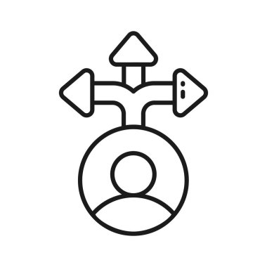 Karar verme sürecinin bu premium simgesini indir, özelleştirilebilir vektör tasarımı