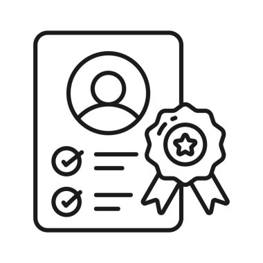 Çalışan sertifikasının konsept simgesini moda tarzında gösteren yıldız rozeti, ayın çalışanı