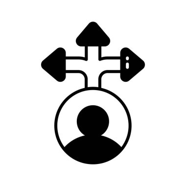 Karar verme sürecinin bu premium simgesini indir, özelleştirilebilir vektör tasarımı