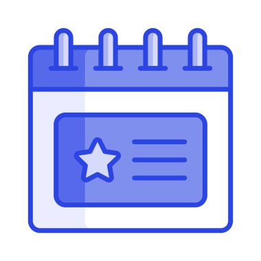 Bu güzel tasarlanmış olay planlayıcısı vektör tasarımını kontrol et