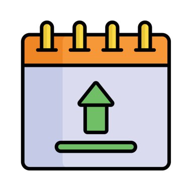 Göndermenin konsept simgesini gösteren yukarı ok