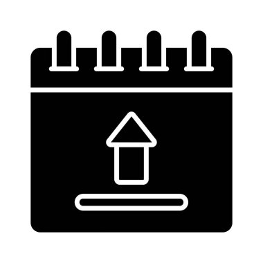 Göndermenin konsept simgesini gösteren yukarı ok