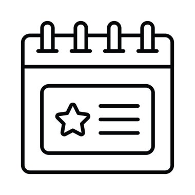 Bu güzel tasarlanmış olay planlayıcısı vektör tasarımını kontrol et