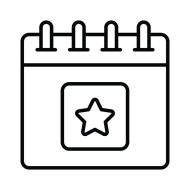 Bu güzel tasarlanmış olay planlayıcısı vektör tasarımını kontrol et