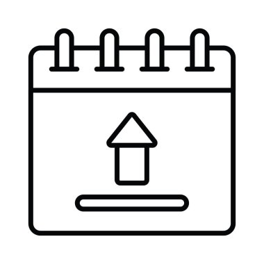 Göndermenin konsept simgesini gösteren yukarı ok