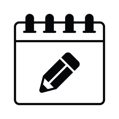 Modern tarzda günlük planlamanın iyi tasarlanmış bir simgesi.