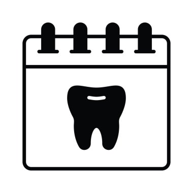 Diş sağlığı ve diş bakımı vektör tasarımı beyaz arkaplanda izole edildi