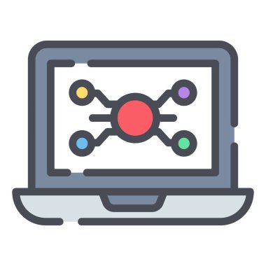 Siber saldırı kavramı. Siber güvenlik yok edildi. Laptop bilgi güvenliği